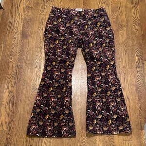 Wrangler High Rise Fierce Flare Corduroy jeans size 18x30